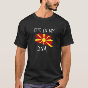 It's in my DNA Proud Macedonian Roots Country Mace T-Shirt
