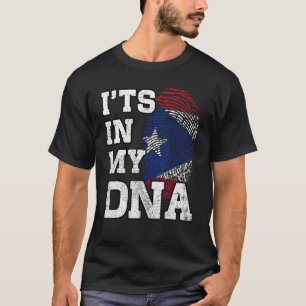 It's In My DNA Puerto Rican Fingerprint Proud Rico T-Shirt