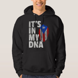 IT'S IN MY DNA Puerto Rico Rican Flag Men Women Gi Hoodie