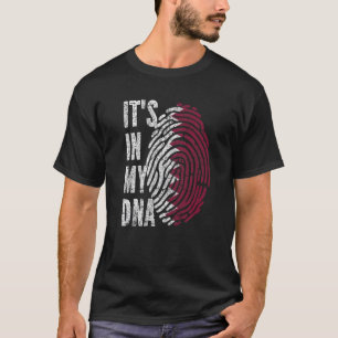 It's In My Dna Qatar Flag Qatari T-Shirt