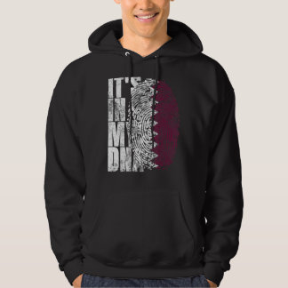 It's In My Dna Qatar Graphic For Men Women Qatari  Hoodie