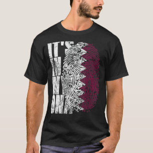 It's In My Dna Qatar Graphic For Men Women Qatari  T-Shirt