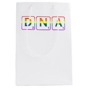 It's In My DNA Rainbow LGBT Gay Medium Gift Bag