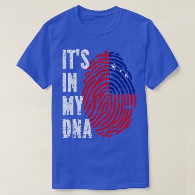 ITS IN MY DNA Samoa Flag Men Women Kids T-Shirt (Design Front)
