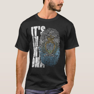 It's In My Dna San Marino Graphic For Men Sammarin T-Shirt