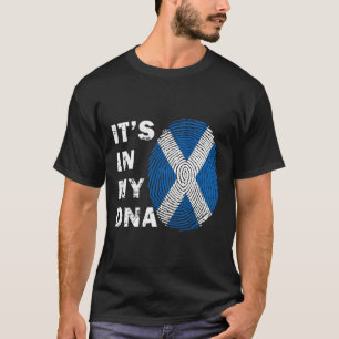It'S In My Dna Scotland Flag Shirt Proud Scottish