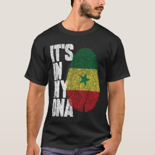 It's In My DNA Senegalese Proud Senegal Flag T-Shirt