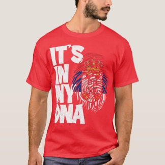 ITS IN MY DNA Serbia Flag Men Women Kids 1 T-Shirt