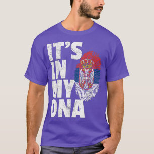 ITS IN MY DNA Serbia Serbian Flag Christmas Gift C T-Shirt