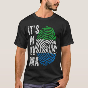 IT'S IN MY DNA Sierra Leone Flag Men Women Kids T-Shirt