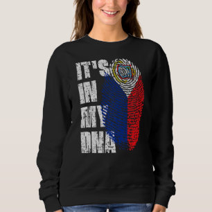 It's In My Dna Sint Maarten Flag St Maartener Sweatshirt
