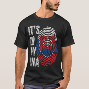 IT'S IN MY DNA Slovakia Flag Men Women Kids T-Shirt