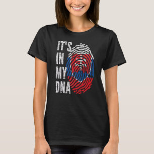 It's In My Dna Slovakia Flag Slovak Slovakian T-Shirt