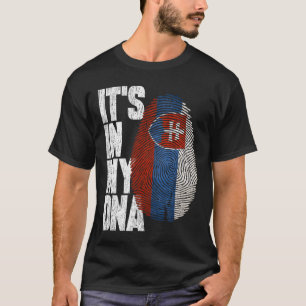 It's In My DNA Slovakian Shirt Proud Hispanic Gift