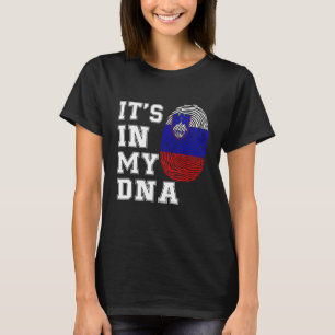 It's In My DNA Slovenes Proud Slovenia Flag T-Shirt