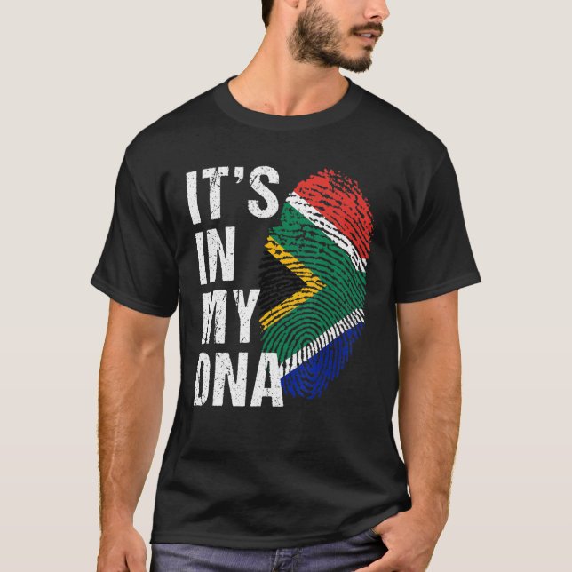 It's in My DNA south african Pride  south africa F T-Shirt (Front)