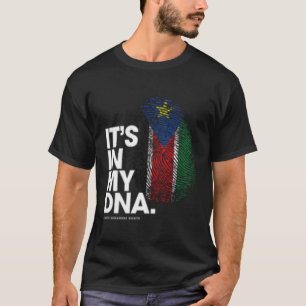 It'S In My Dna South Sudan Flag South Sudanese Roo T-Shirt