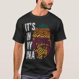 IT'S IN MY DNA Sri Lanka Flag Men Women Kids T-Shirt