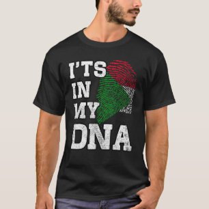It's In My DNA Sudanese Fingerprint Proud Sudan Fl T-Shirt