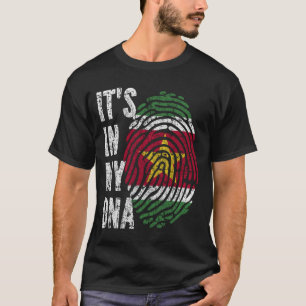 IT'S IN MY DNA Suriname Flag Men Women Kids T-Shirt