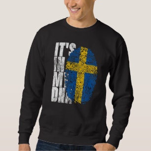 It's In My Dna Sweden Graphic For Men Women Swedis Sweatshirt