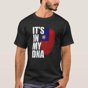 It's In My Dna Taiwan Flag T-Shirt