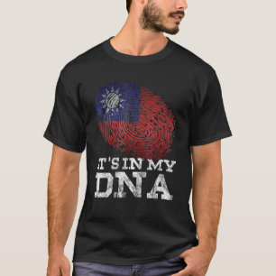 It's In My Dna Taiwanese Proud Asian Taiwan Flag T-Shirt