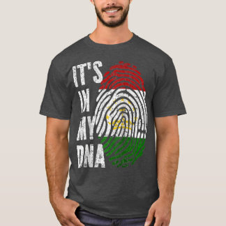 IT'S IN MY DNA Tajikistan Flag Tajikistani Raglan  T-Shirt
