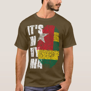 ITS IN MY DNA Togo Flag Boy Girl Gift T-Shirt