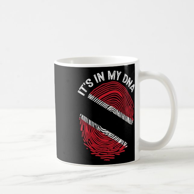 It's In My Dna Trinidad And Tobago Flag Proud Trin Coffee Mug (Right)
