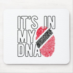It's In My Dna Trinidad And Tobygo Flag Proud Trin Mouse Pad