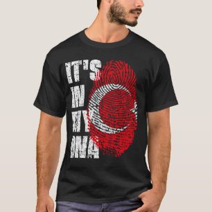 IT'S IN MY DNA Turkey Flag Boy Girl Gift T-Shirt