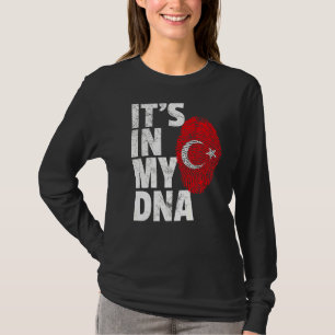 It's In My Dna Turkey Turkish Flag Souvenir T-Shirt