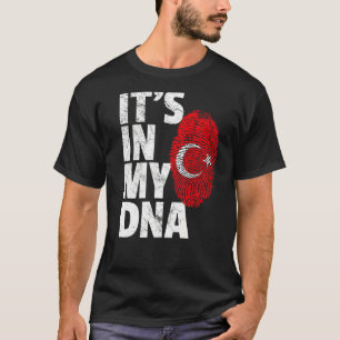 It's In My Dna Turkey Turkish Flag Souvenir T-Shirt