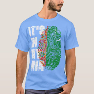 ITS IN MY DNA Turkmenistan Flag Boy Girl Gift T-Shirt