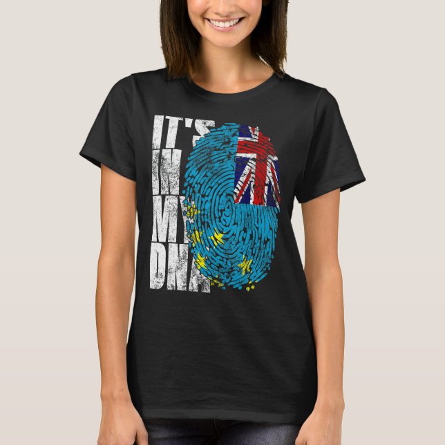 It's In My Dna Tuvalu Graphic For Men Women Tuvalu T-Shirt (Front)