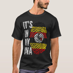 IT'S IN MY DNA Uganda Flag Men Women Kids T-Shirt