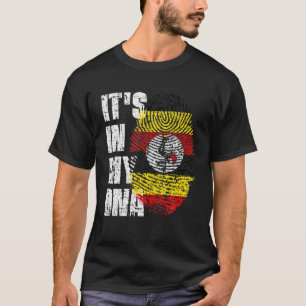 IT's IN MY DNA Uganda Flag Ugandan T-Shirt