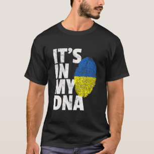 IT's IN MY DNA Ukraine Flag Ukrainian Pride Men Wo T-Shirt