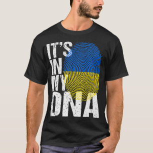 It's In My DNA Ukraine Ukrainian Flag Retro Men Wo T-Shirt