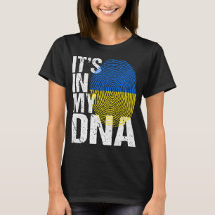 It's In My DNA Ukraine Ukrainian Flag Retro Men Wo T-Shirt