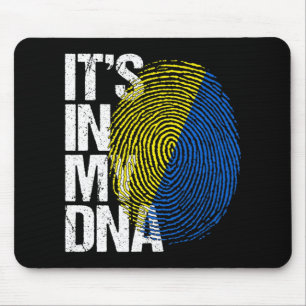 It's In My DNA Ukraine Vintage Retro Ukrainian Ukr Mouse Pad
