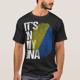 It's In My DNA Ukraine Vintage Retro Ukrainian Ukr T-Shirt