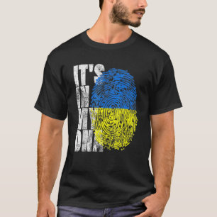 It's In My DNA Ukrainian Gifts Vyshyvanka Kozak Uk T-Shirt