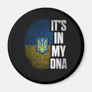 It's In My DNA Ukrainian Ukraine Fingerprint Magnet