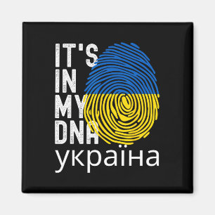 It's In My Dna Ukrainian Ukraine Independence Day Magnet