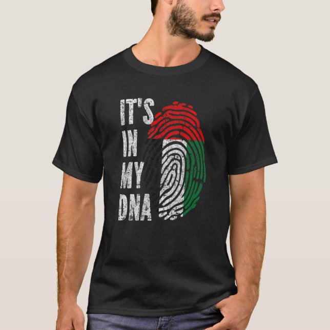 It's In My Dna United Arab Emirates Flag Uae Emira T-Shirt (Front)