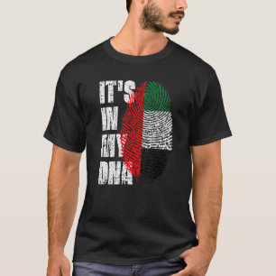It's In My Dna United Arab Emirates Flag Uae Emira T-Shirt