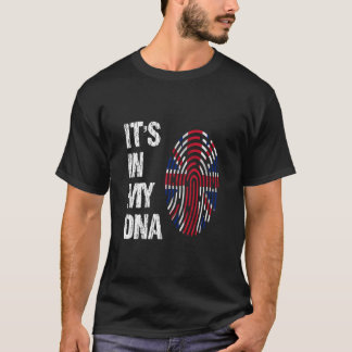 It's In My Dna United Kingdom Flag British Expat  T-Shirt