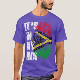 ITS IN MY DNA Vanuatu Flag Boy Girl Gift T-Shirt